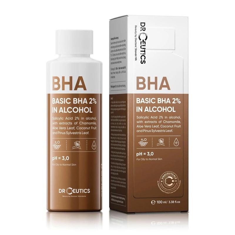 DRCEUTICS Dung Dịch Tẩy Tế Bào Chết Hóa Học Basic BHA 2% In Alcohol Dung Dịch…
