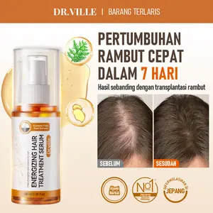 【HALAL&BPOM】Dr. Ville Serum Rambut Esens Minyak Perawatan Rambut Perawatan Folikel Bahan Alami Herbal Menutrisi Kulit Kepala 100ml