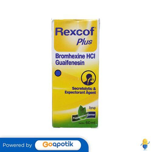 REXCOF PLUS SYRUP 60 ML BOTOL