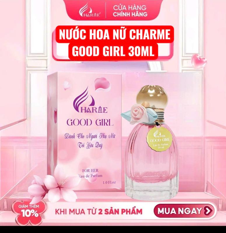 Nước hoa charme good girl 30ml ngọt ngào, quyến rũ Perfume Women Cosmetic Xịt Thơm