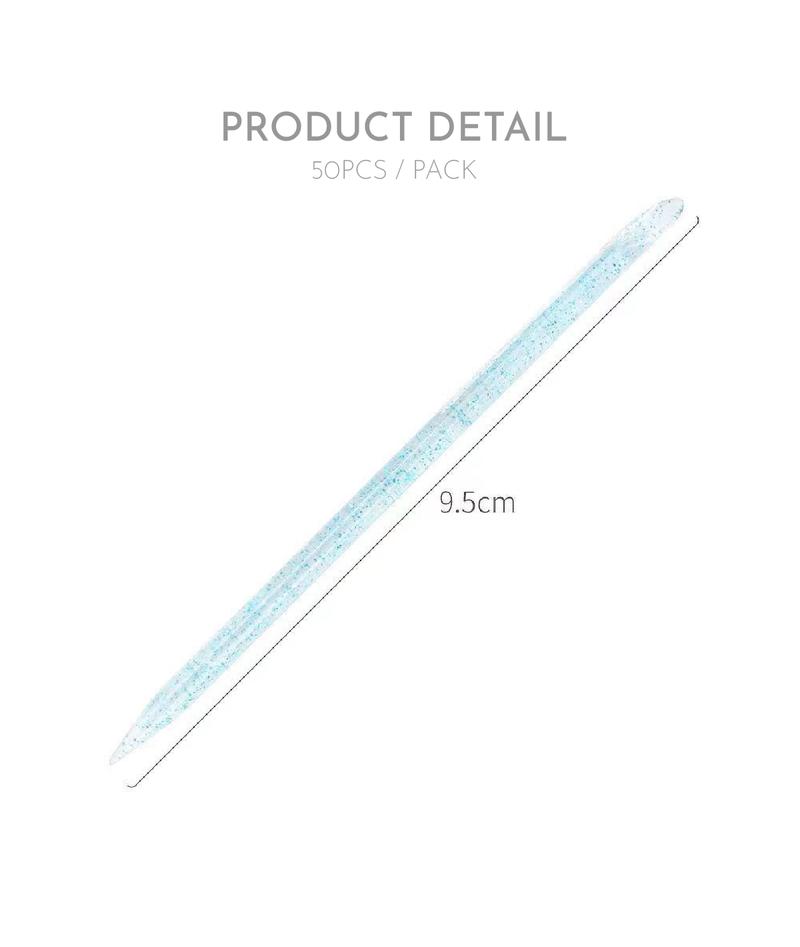 Product Introduction of Disposable Crystal Cuticle Pusher / Nail Art Sticks (50pcs) 5