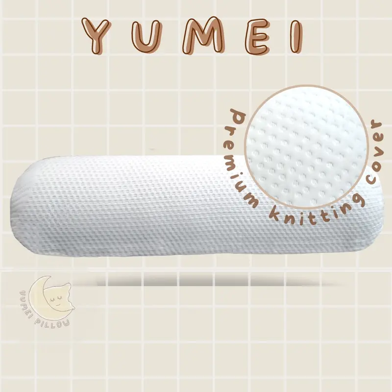 Paket 1 Bantal + 1 Guling Tidur Premium Memory Foam Empuk Yumei 60x40cm | BEST DEAL 2