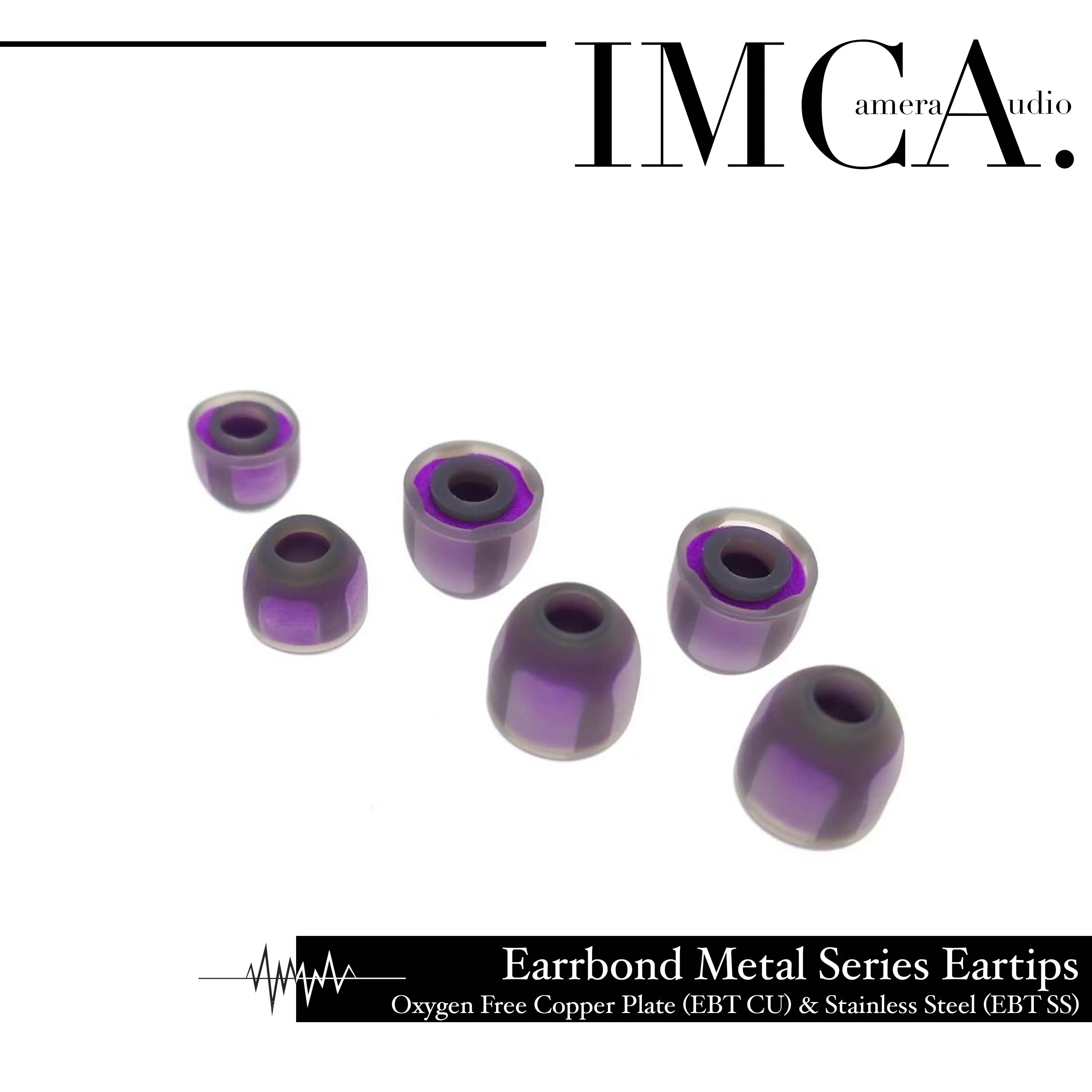 EarrBOND Stainless EBT SS & Copper EBT CU Metal Series Eartips