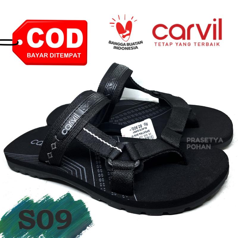 Sandal Pria Carvil Original Anti Air - Sendal Carvil Pria Original Slide dan Jepit 6