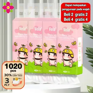 【BELI 2 GRATIS 2】Vela TISU GANTUNG 3 PLY 1020 Helai Tissue TOILER PAPER tisu gantung viral tisue murah promo tisu toilet untuk pakai dirumah ekonomis Tisu makanan dengan kemasaan besar