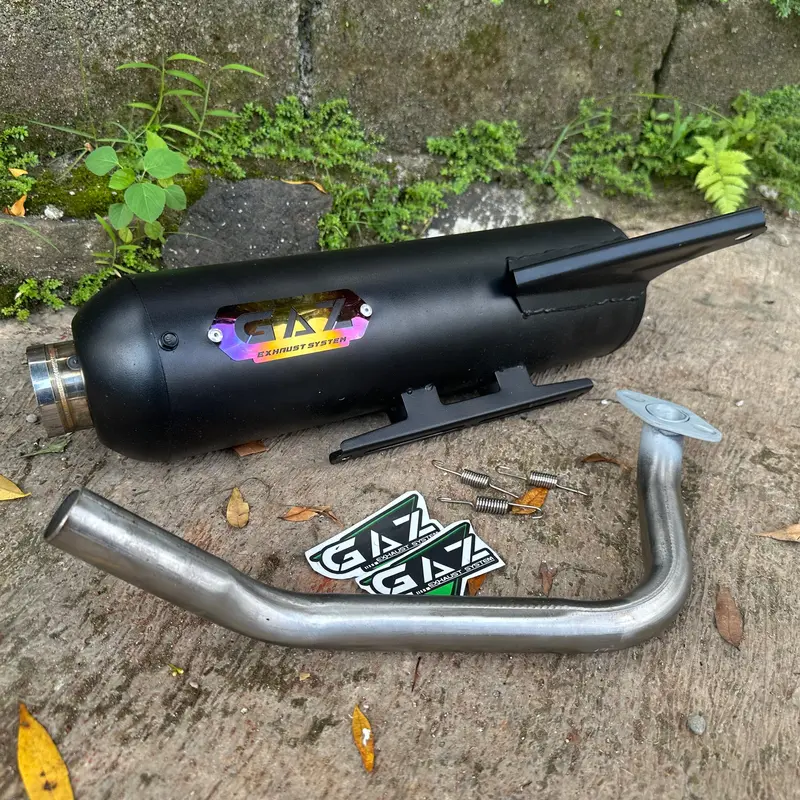 Knalpot Standar Racing Shijiro Mio Sporty Smile Beat FI Deluxe Street Vario 110 125 150 160 Foto Karbu Motorcycle 3