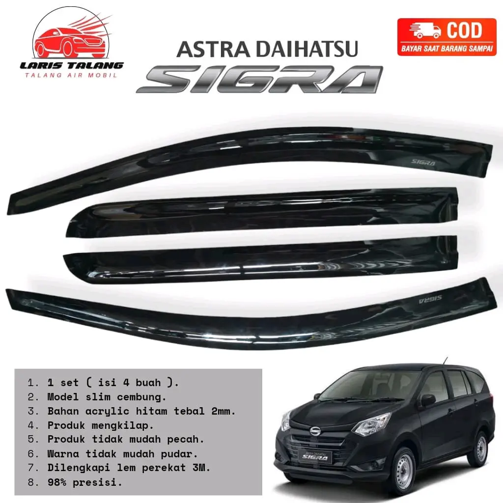 TALANG AIR MOBIL DAIHATSU SIGRA TAHUN 2016-2023 Car Kendaraan Penutup