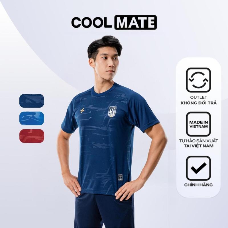 [Outlet Không đổi trả] Áo Thun Bóng Đá Cổ Tròn CFA24 (thấm hút tốt, nhanh khô, thoáng khí) - Coolmate