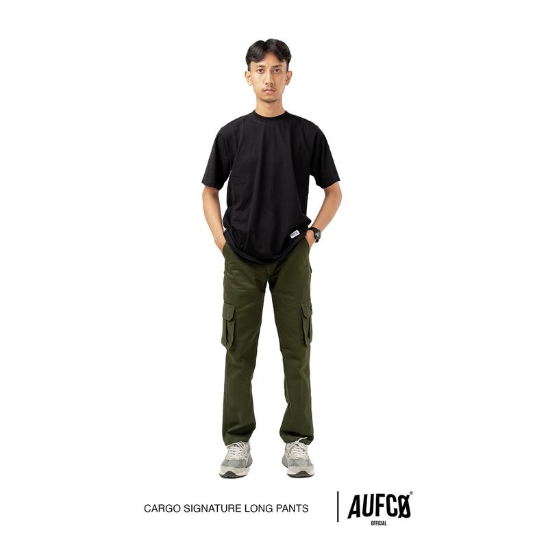 AUFCO Celana Cargo Panjang Basic Slimfit Model 4