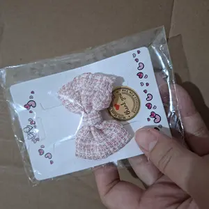 [PITA] Migo Aksesoris A07 Jepitan Bulu Anabul  Tweed Mewah Bowtie Pita Dasi Kupu / Kucing/Anjing Pet Cat Dog Ribbon Hair Pin Clip Kalung Bando Hiasan Rambut Kepala