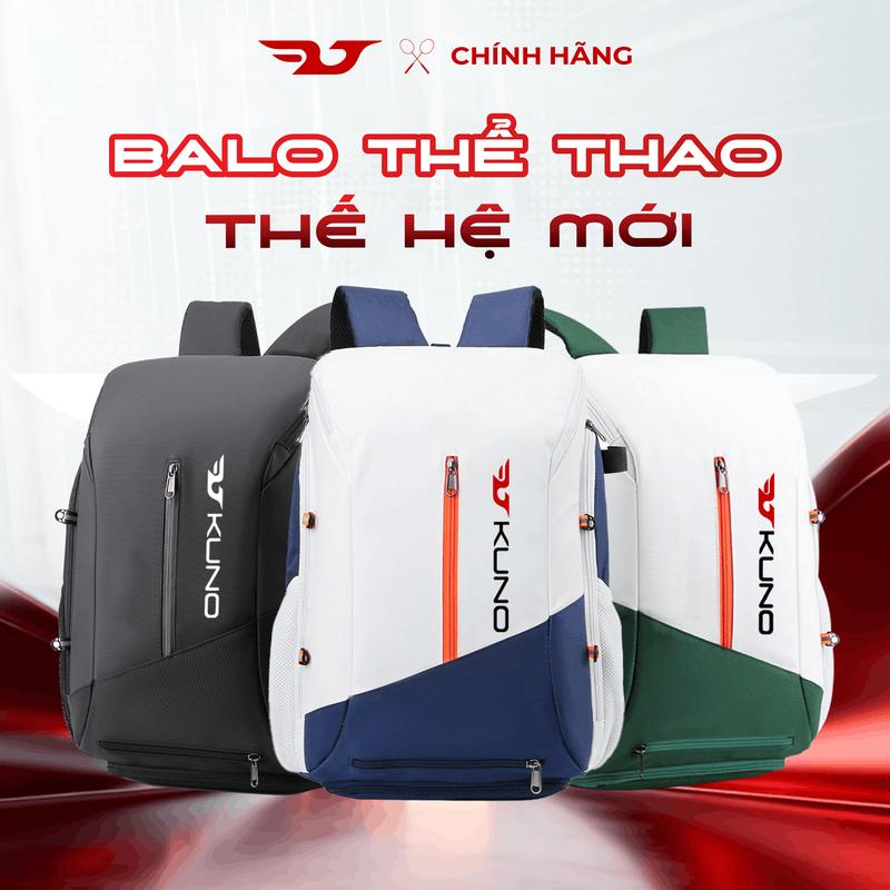 Balo thể thao Kuno cải tiến mới, sử dụng thể thao cầu lông, tennis, bóng rổ, bóng chày,  đa năng chống thấm phong cách thời trang - BN03K Bag Túi Thể Thao Sport Nam