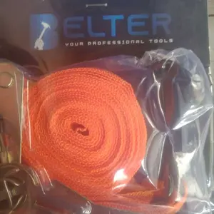 BELTER | tali pengikat barang 1" x 5 Meter | ratchet tie down track belt cargo