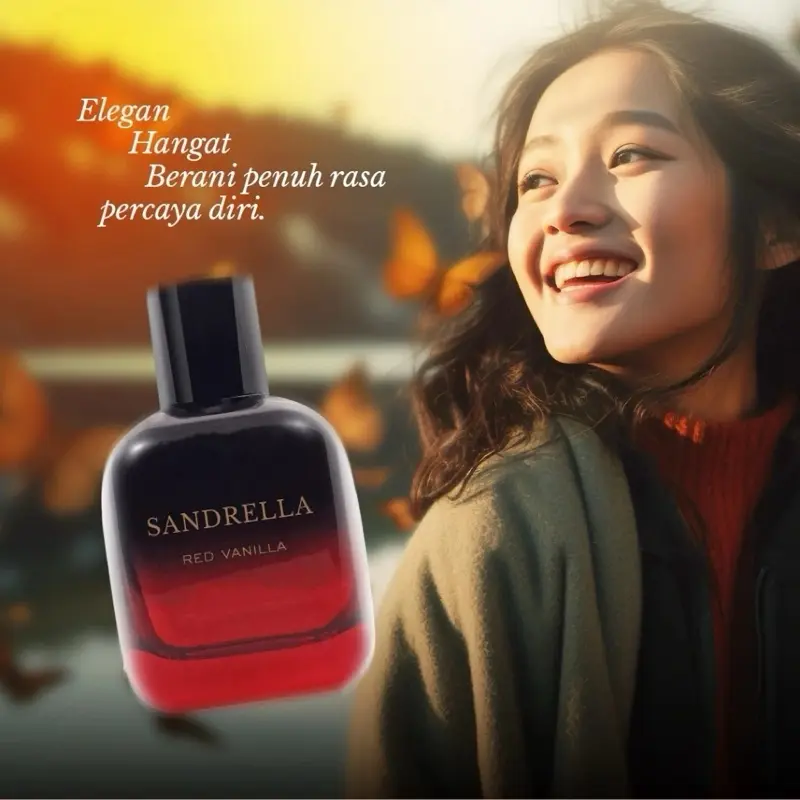 sandrella eau de parfume 110ml, parfume wanita Perfume Woman Wangi Tubuh 4