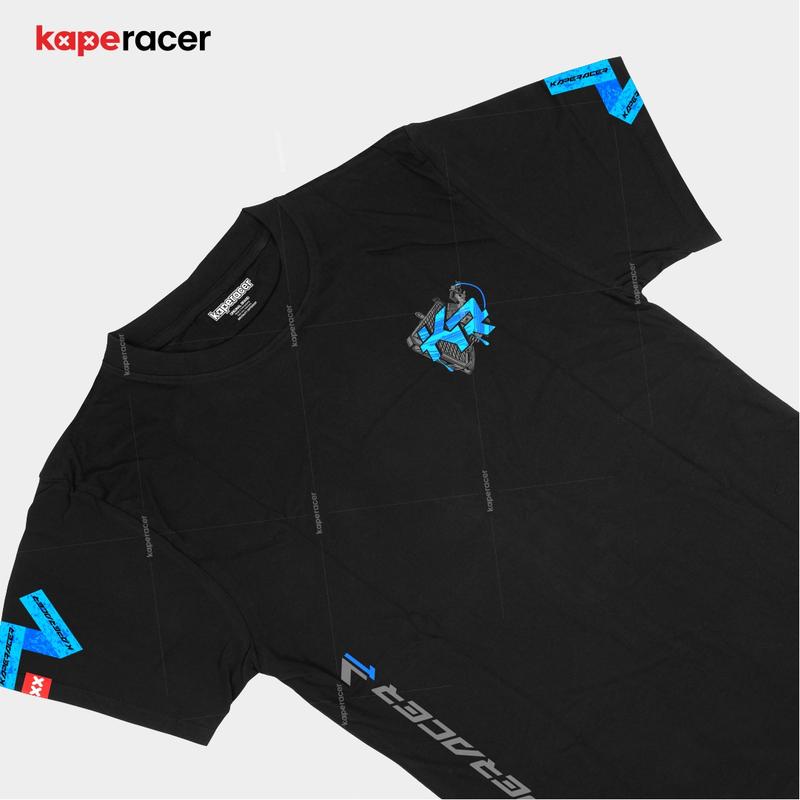 Kaperacer kaos 2 stroke 4 stroke Initial Pendek Combed Sablon DTF 3