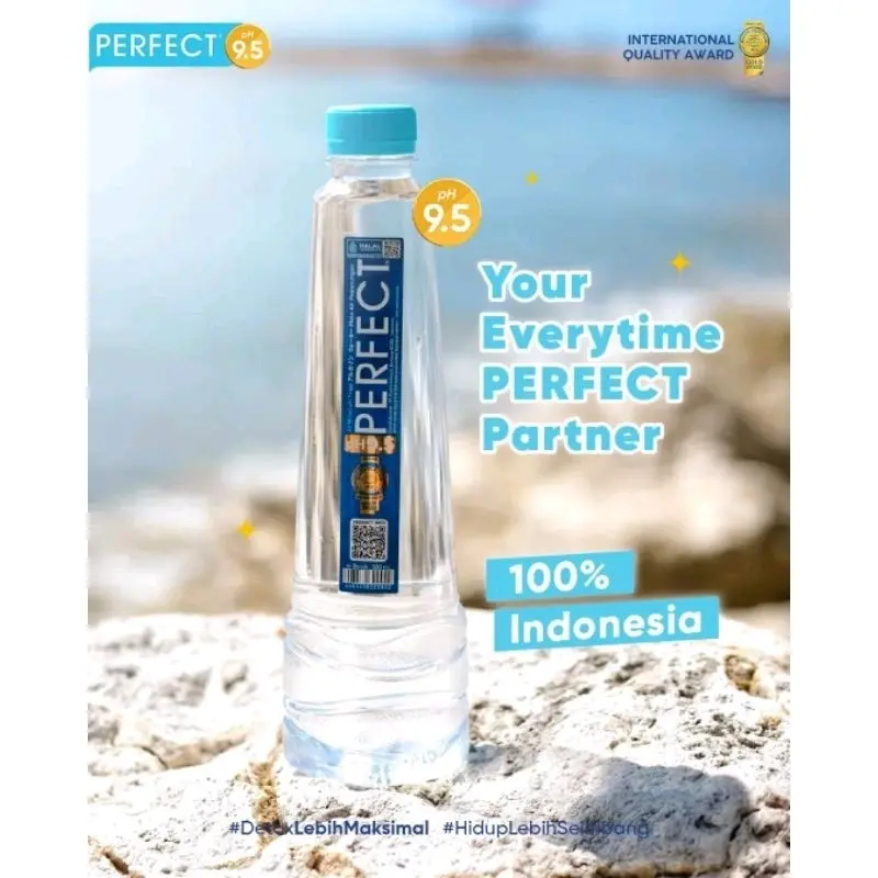 PERFECT 9.5 ALKALINE WATER 500ML Air