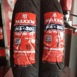 Sepaket Ban Ukuran 80/90-14 & 90/90-14 Tubeless Untuk Motor Honda Beat Scoopy Vario Old Mio Soul Gt Dan Lain lain