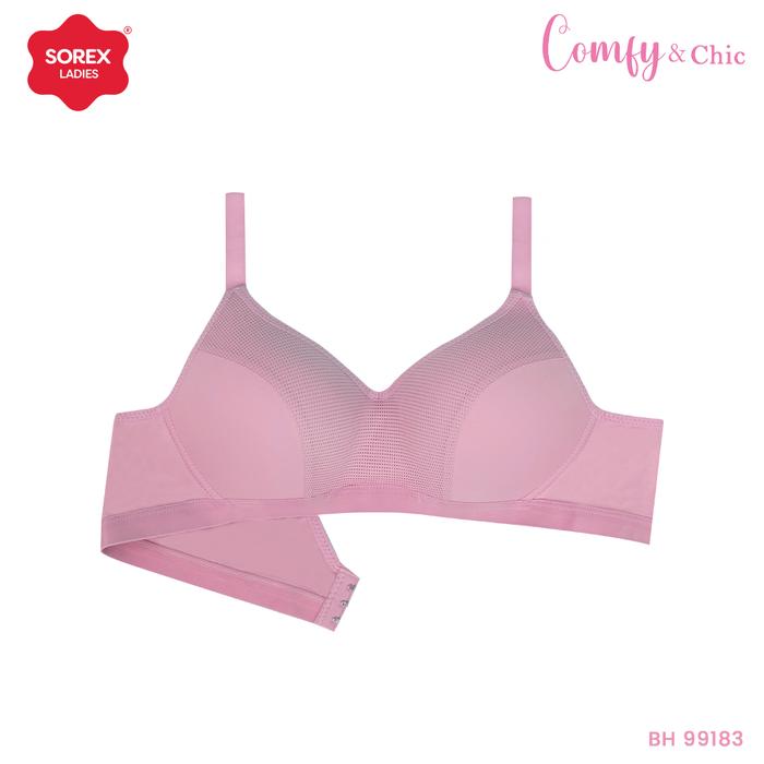 Gambar Sorex Bra Tanpa Kawat Busa Tipis Kait 3 Cup B Nilon Mix Bra Harian BH 99183 - Hitam, 40 dari Sorex Online Store Kota Tangerang 3 Tokopedia