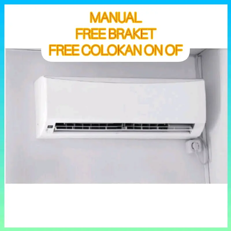 KIPAS ANGIN MODEL AC 2PK/HEMAT LISTIK 30WATT/SIAP PAKAI/FREE COLOKAN ON OF/MANUAL 0