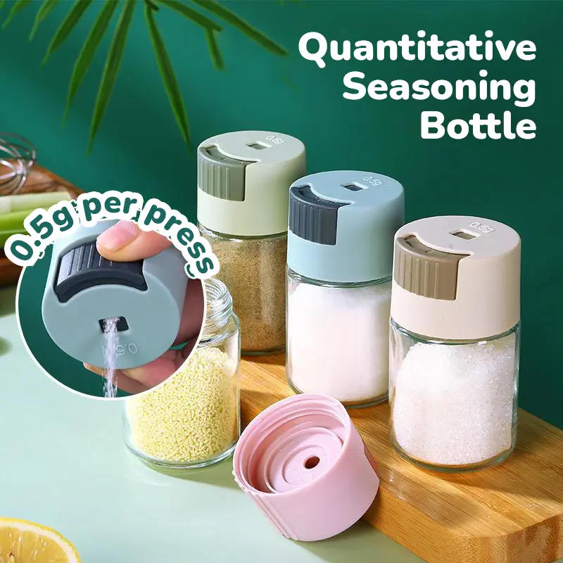 [SG Seller]Seasoning Bottle/Spice Bottle/Glass Spice Jars/Picnic/Camping/Ration Salt Shakers Airtight Container
