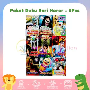 Paket 9pcs Komik Berwarna Koleksi Seri Horor