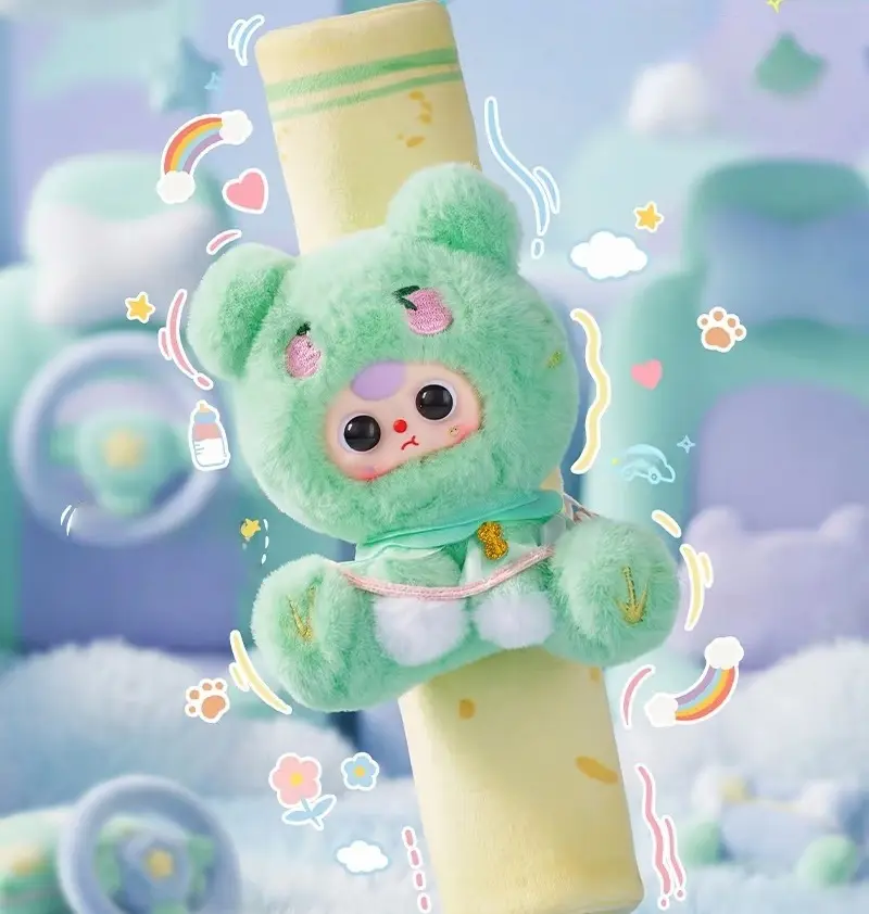 BabyThree ぬいぐるみシートベルトカバーブラインドボックス 22.1*9.7