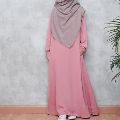 Product Introduction of LIVIA  Gamis Polos  Hitam Cringkel airflow lebaran Terbaru 2025 Crinkle Wanita Muslim Nyaman drees  Remaja perempuan Dewasa 6