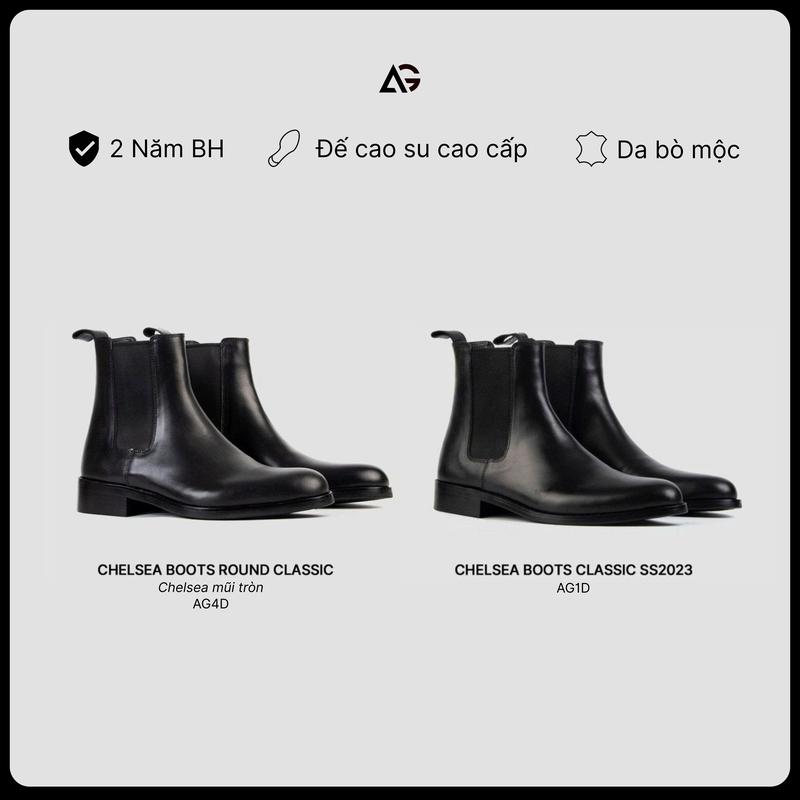 Chelsea boots classic phiên bản 2024 đế khâu Mc Kay bảo hành 24 tháng 
