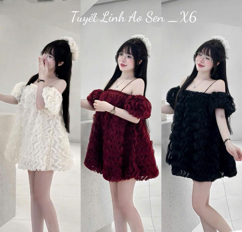 D792 TÁO ĐỎ BIGSIZE 55-90KG ĐẦM BABYDOLL THIẾT KẾ BIGSIZE PHỐI REN GỢN SÓNG 2 DÂY DÁNG NGẮN