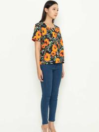 Gambar *Ready Stok* N2 - Atasan Katun 28440 - Hitam, 5L dari Sisters Fashion Group Kota Administrasi Jakarta Utara 2 Tokopedia