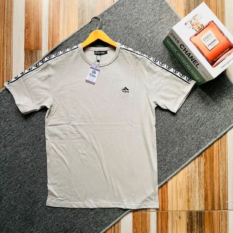 T-shirt Kaos Pendek Pria Bahan catton 24.s  Frams mode Logo Bordir Plat Tangan Sablon Keren Baju Distro Oblong Tulisan Combed 3