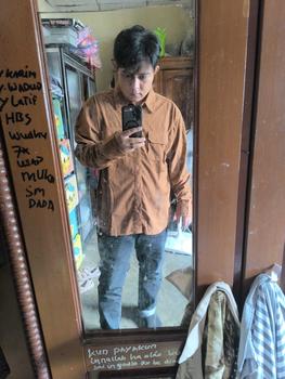 Product Review of Monjiro - Megalo - Shirt Gold Long Sleeved Pria - Kemeja Corduroy Lengan Panjang Cowok from 3**3 1