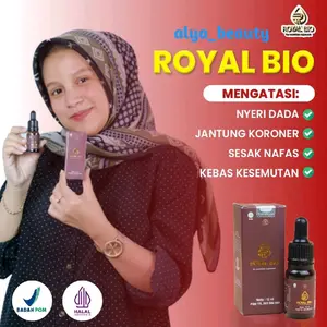 Obat herbal Tetes ROYAL BIO Ampuh Atasi Masalah Sesak Nafas, Nyeri Dada, Jantung Lemah, Kolestrol, Kebas, Kesemutan