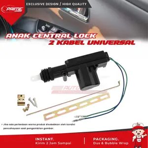 Anak Central Central Lock Kabel 2 Kaki Komplit 1 PCS Mobil E034
