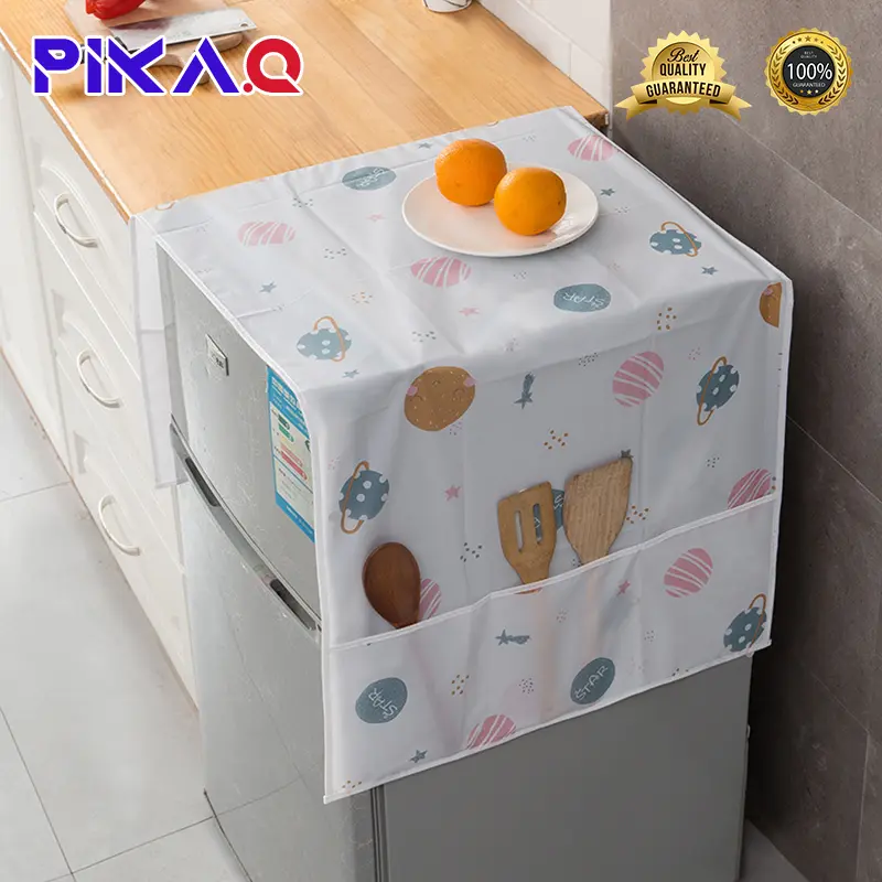 Tấm Che Chống Bụi Tủ Lạnh & Máy Giặt, Túi Đựng Đồ, Thiết Kế Ngẫu Nhiên 6