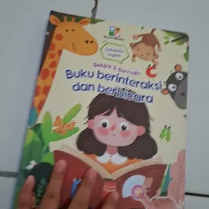 SmartBaby Buku Edukasi Anak buku audio edukatif anak, ensiklopedia anak dwibahasa dalam bahasa Inggris dan Indonesia, termasuk 14 tema: mengenali hewan darat dan laut, buah-buahan dan sayuran. Cocok untuk anak usia 2-10 tahun.
