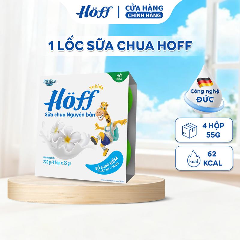 Sữa Chua trái cây HOFF cho bé 1 lốc