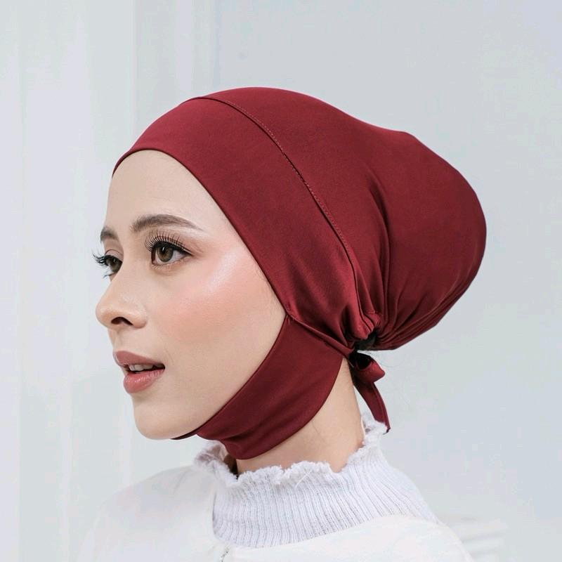 Paket Usaha Inner Dagu Tali Basic Turki - 10 Pcs 49 rb Ciput Arab - Instan, Jilbab, Dalaman, Kerudung 6