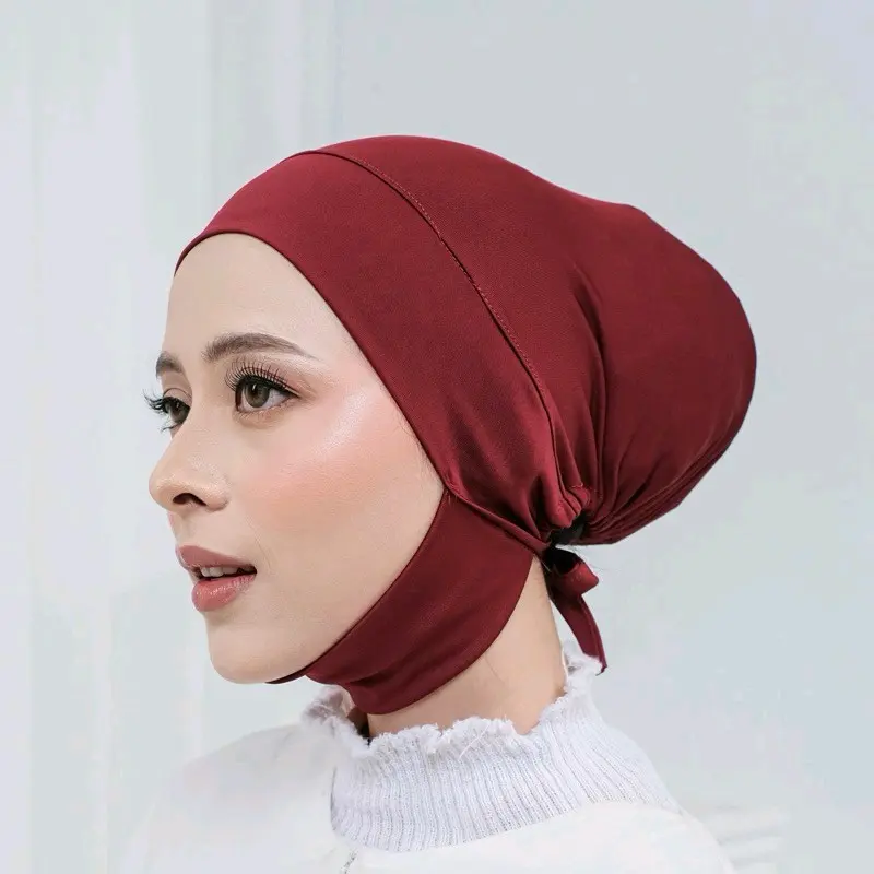 Paket Usaha Inner Dagu Tali Basic Turki - 10 Pcs 49 rb Ciput Arab - Instan, Jilbab, Dalaman, Kerudung 6