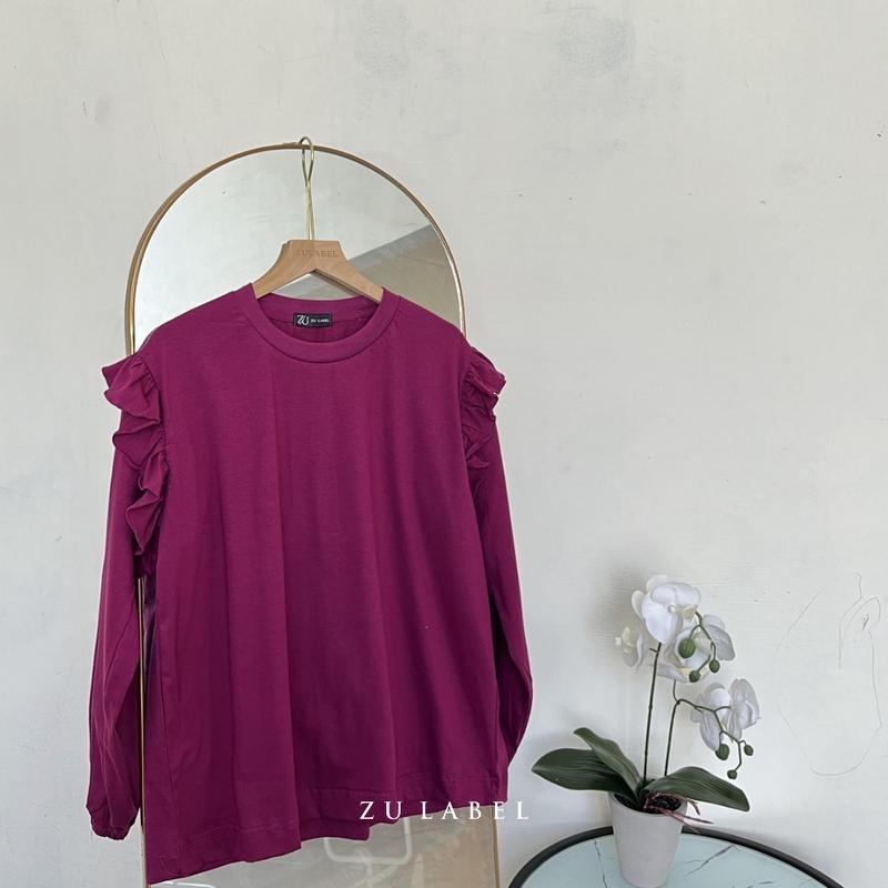 Miska Baju Kaos Atasan Wanita Polos Katun Combed 30s by Zulabel 3
