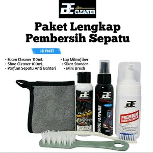 TERLARIS NO.1 | Paket Lengkap Pembersih Sepatu Bubblegum By Be Shoes Care sabun cuci insole antibau Cleaner