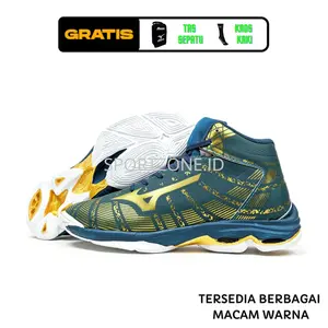 Sepatu Voli Mizuno Wave Voltage Pria Wanita Ukuran 39-44 Real Pict 100%