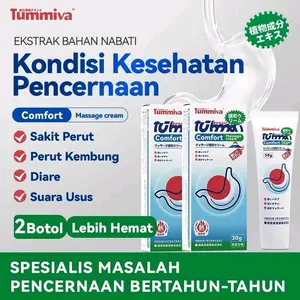 TUMMIVA Herbal Gel Massage Cream Stomach Pain Relief Medicine With Natural Ingredients Suitable for Digestive Area Gentle Formula