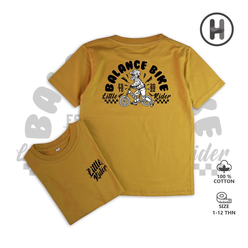 kaos anak/baju anak/kaos anak premium/motif balance bike 5