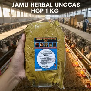 HERBAL GROW PROMOTOR HGP 1 kg untuk Hewan Unggas, Sapi, Domba, kambing Jamu Herbal meningkatkan daya tahan tubuh dan pertumbuhan