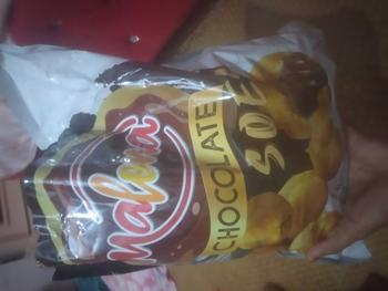 Product Review of COD Soes Coklat Cokelat/strawberry/ 500g/1kg /Update kemasan terbaru / merek baru/Malona/ mix rasa/halal Kue Sus Kering Isi soes coklat lumer 1 kgr Enak Murah （Cemilan keluarga, cocok untuk dewasa dan anak-anak） Chocolate Food Makanan Snack Manis from d**h 1