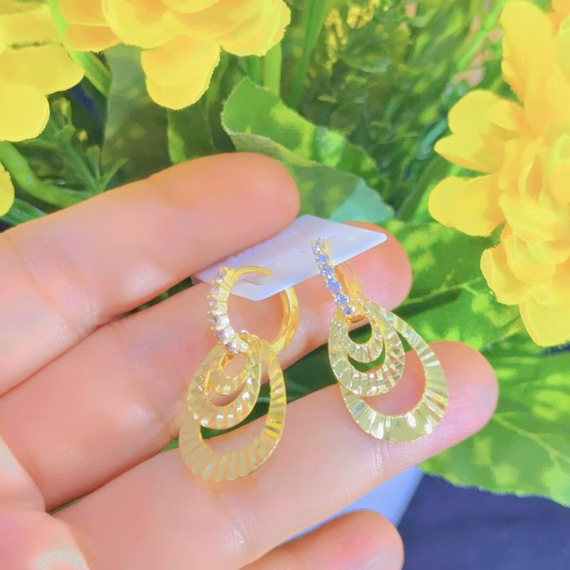  Bông tai nữ Hội M93 không đen thiết kế lovely thích hợp chị e đeo xinh Voi Hoa Tai khuyên semiprecious stone van cleef men bộ trang đôi bôngtai thé 