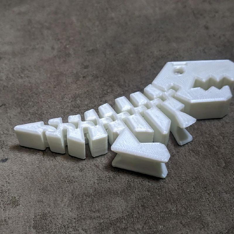 T-REX DẠ QUANG, phụ kiện keyrambit, móc khoá 8
