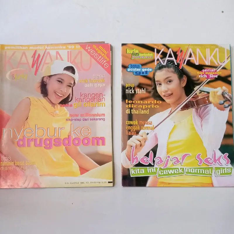 Majalah kawanku edisi tahun 1998 dan 1999 cabutan berbagai judul 1
