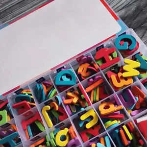 MONTESSORl Eva Foam MagneticAMovable Alphabet Lowercase & Uppercase