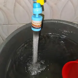 Saringan Air Kran Filter Sambungan Keran Wastafel Dengan 4 Lapis Penyaring Water Filter Karbon